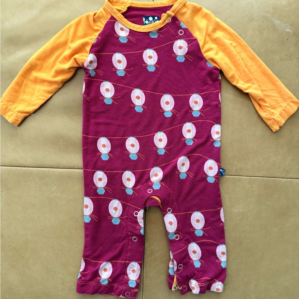 💛$15 FLASH SALE💛Kickee Pants Viscose Bamboo Lantern Coverall 0-3M